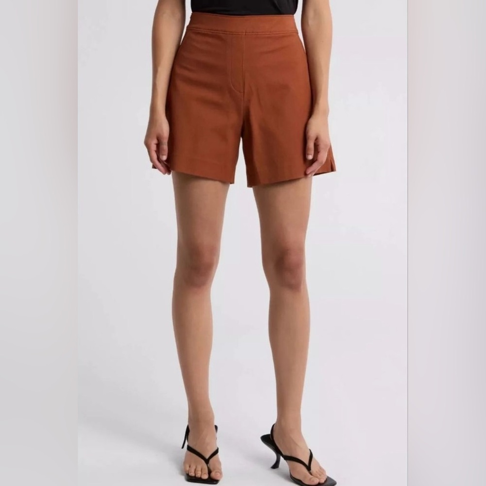 SPANX Women’s On The Go Stretch Pull On Short 6" Bronze Glow Size Large